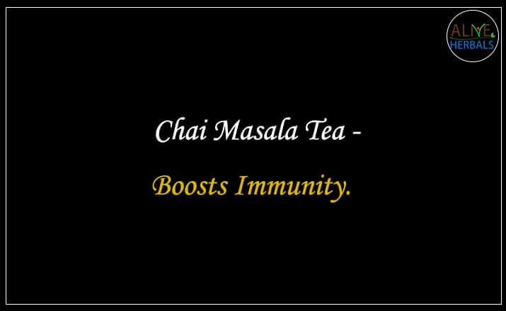 Chai Masala Tea - Buy at the Tea store Brooklyn - Alive Herbals.
