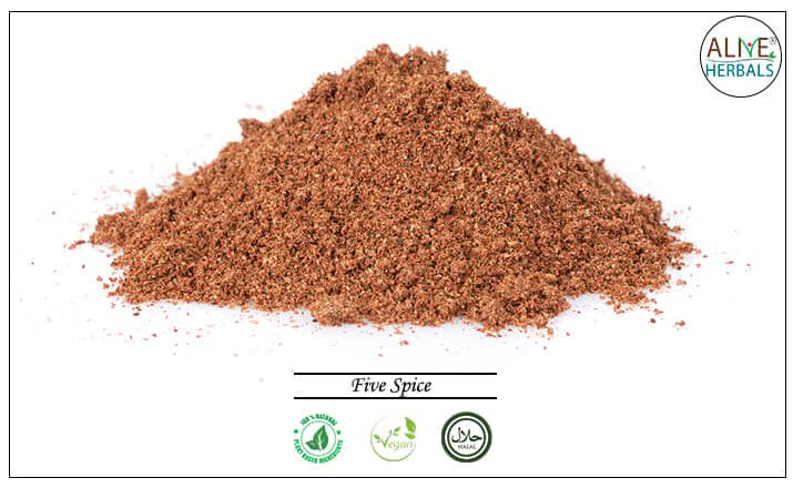 Five Spice - Buy at the Online Spice Store - Alive Herbals.