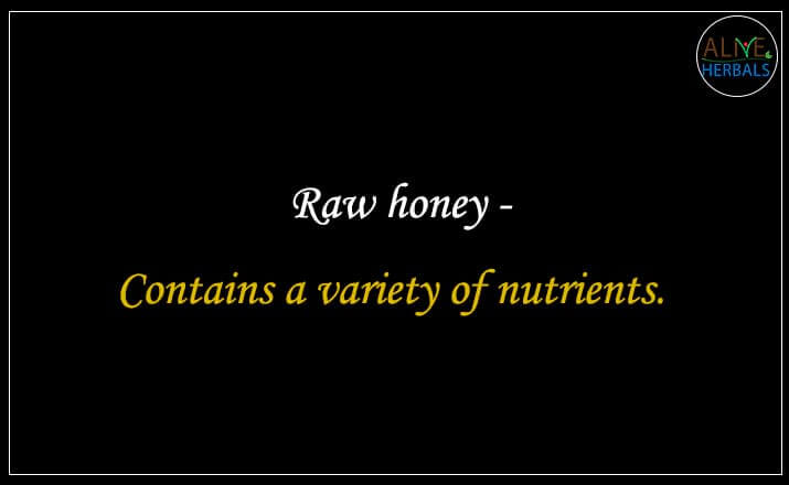 Raw Honey - Buy from the natural herb store