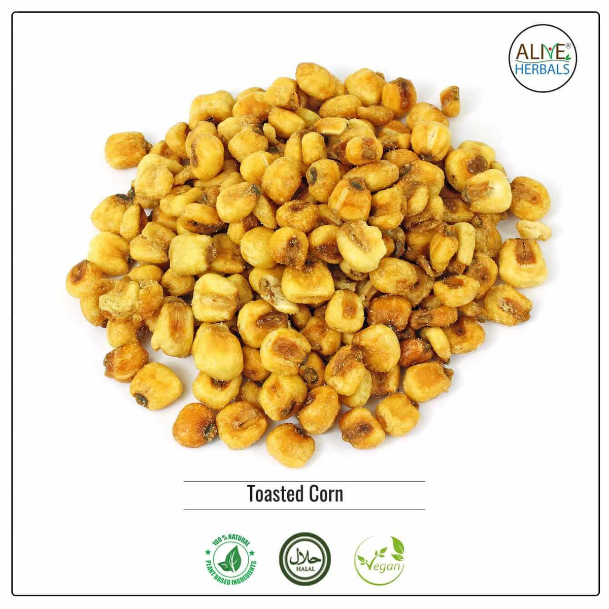 Toasted Corn Nuts - Buy at Natural Food Store | Alive Herbals.