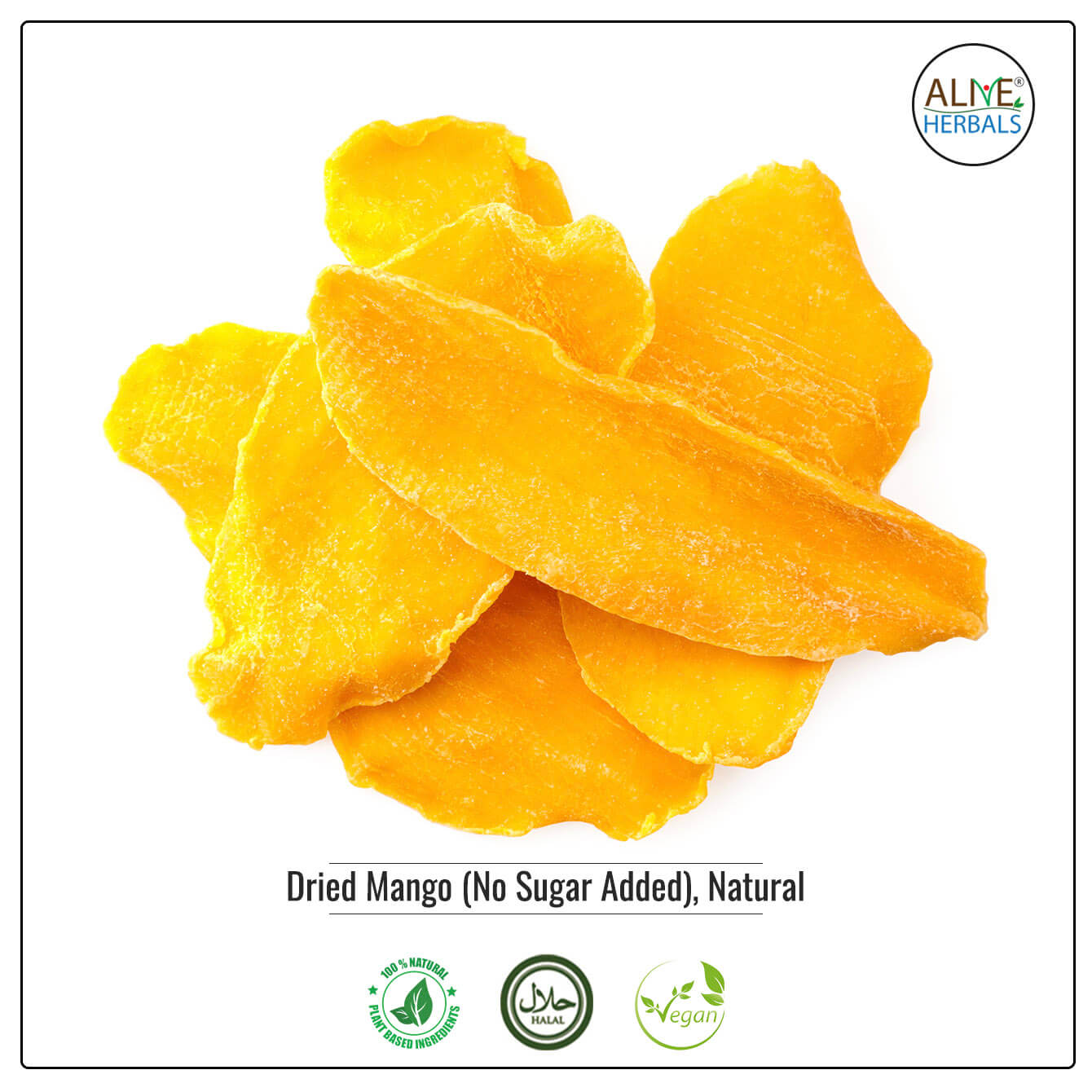  Mango Dried - Buy at the natural foods store in the USA - Alive Herbals