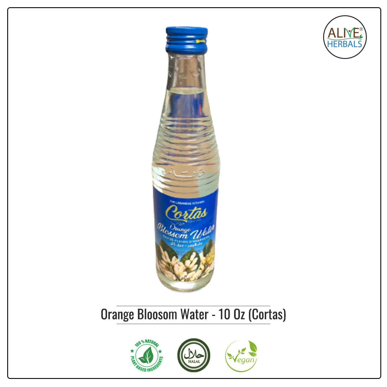 Orange Blossom Water - Buy at Natural Food Store | Alive Herbals.