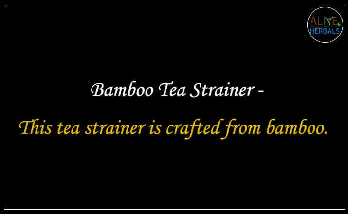 Bamboo Tea Strainer - Buy from the Tea Store Near Me 