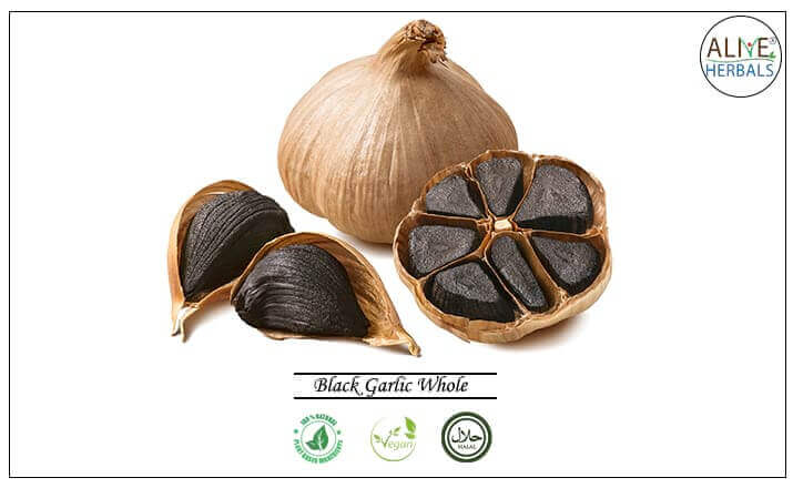 Black Garlic Whole - Buy at the Online Spice Store - Alive Herbals.
