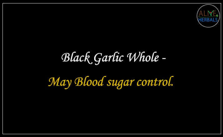 Black Garlic Whole - Buy at the Best Spice Store NYC - Alive Herbals.