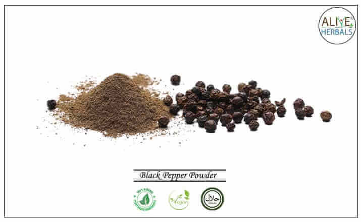 Black Pepper Powder - Buy at the Online Spice Store - Alive Herbals.