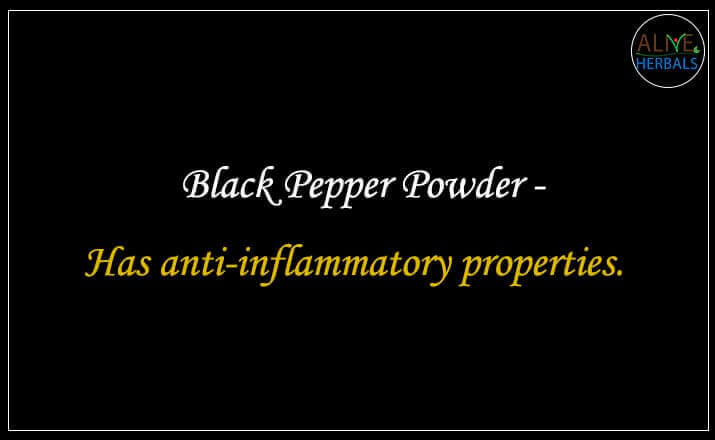 Black Pepper Powder - Buy at the Spice Store Brooklyn - Alive Herbals.