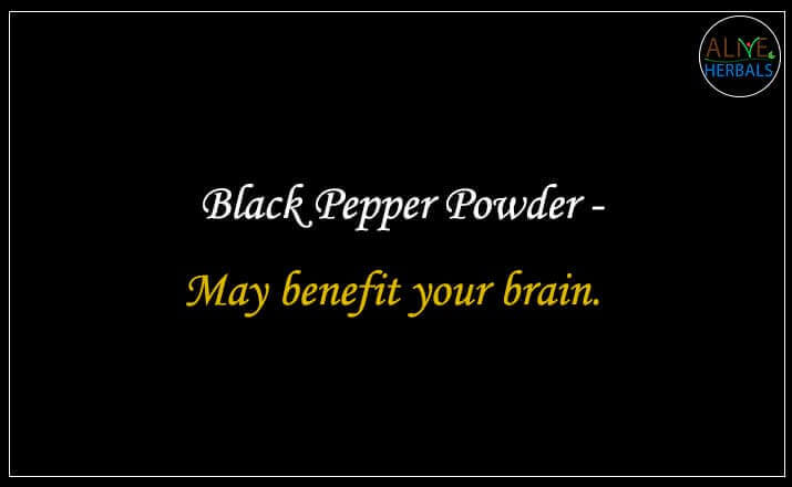 Black Pepper Powder - Buy at Spice Store Near Me - Alive Herbals.