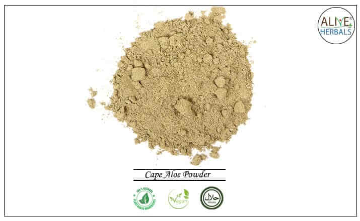 Cape Aloe Powder - Buy at the Online Herbs Store - Alive Herbals.