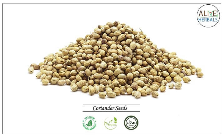 Coriander Seeds - Buy at the Online Spice Store - Alive Herbals.