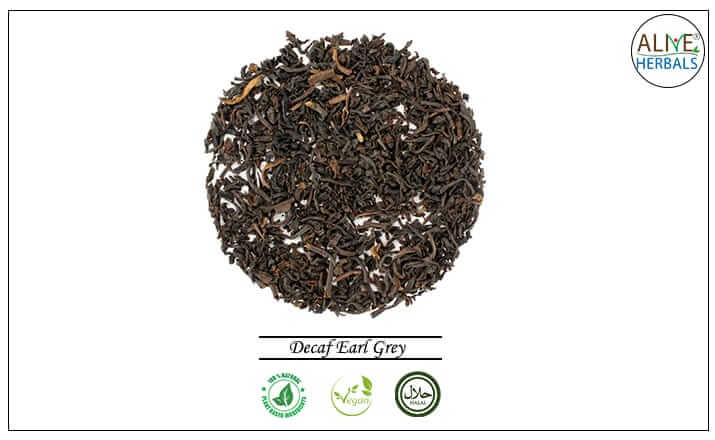 Decaf Earl Grey - Buy at the Tea Store NYC - Alive Herbals.