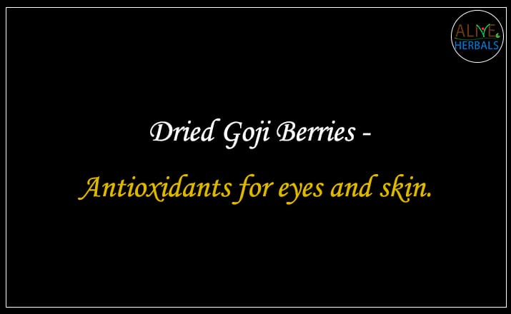 Dried Goji Berries - Buy from the best dried fruits store