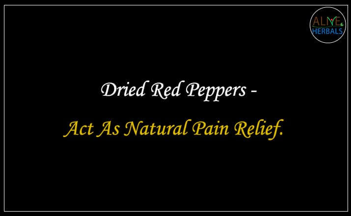 Dried Red Peppers - Buy at the Spice Store Brooklyn - Alive Herbals.