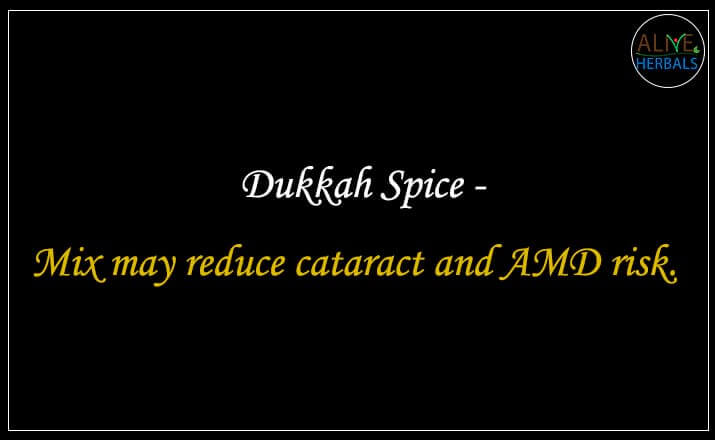 Dukkah Spice - Buy at the Spice Store Brooklyn - Alive Herbals.