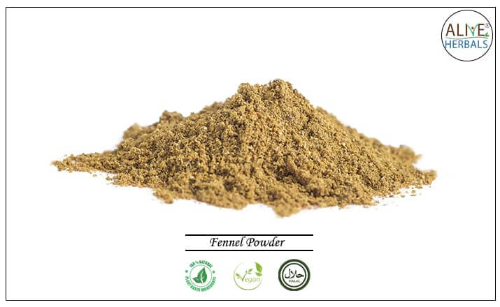 Fennel Powder  - Buy at the Online Spice Store - Alive Herbals.