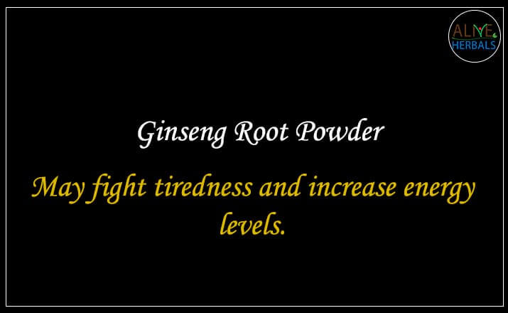 Ginseng Root Powder - Buy from the natural health food store