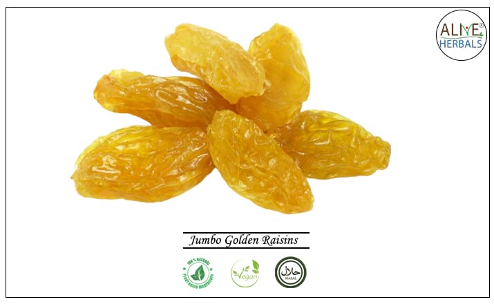 Jumbo Golden Raisins - Buy from the health food store