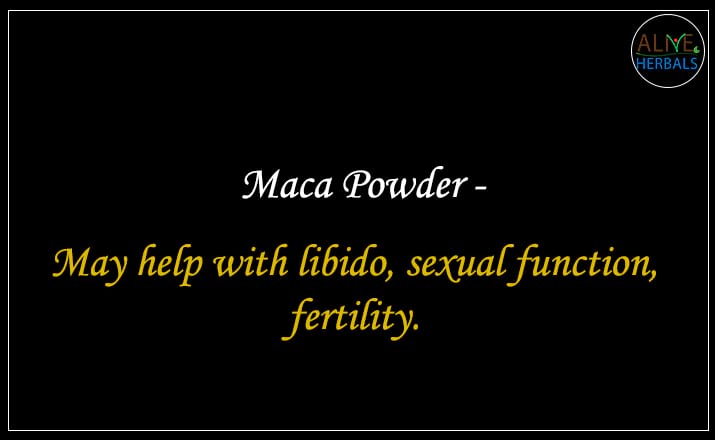 Maca Powder - Buy from the natural herb store