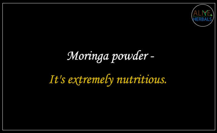 Moringa powder - Buy from the natural herb store