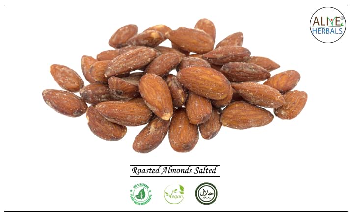 Roasted Almonds Salted - Buy from the health food store