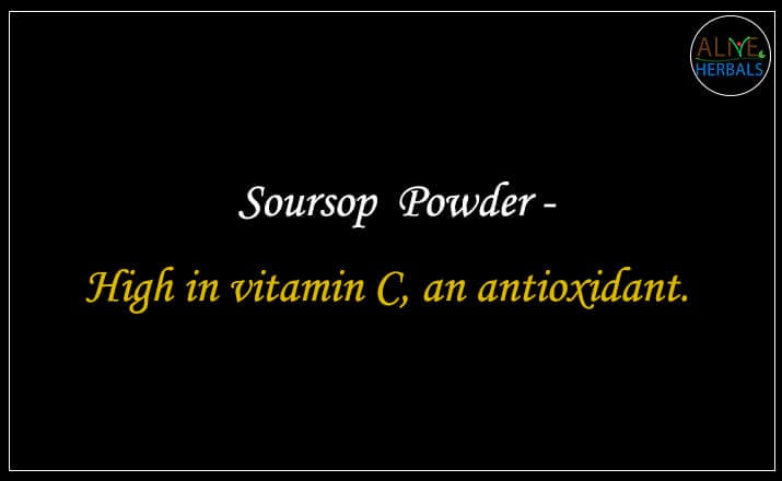 Soursop Powder - Buy from the natural health food store