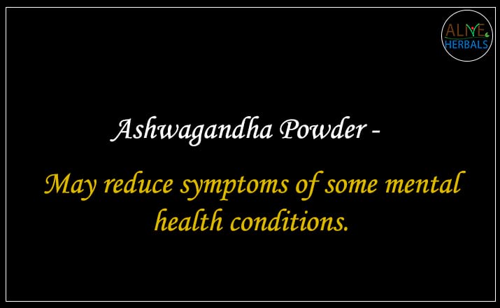 Ashwagandha Powder - Buy from the natural health food store