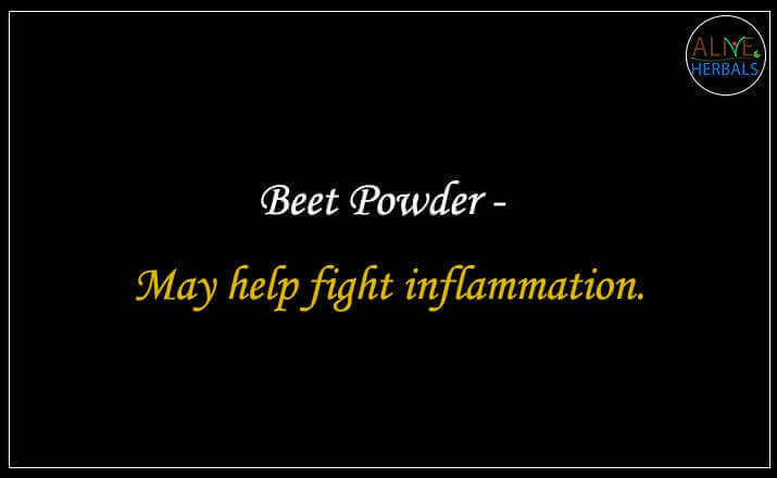 Beet Powder - Buy from the online herbal store