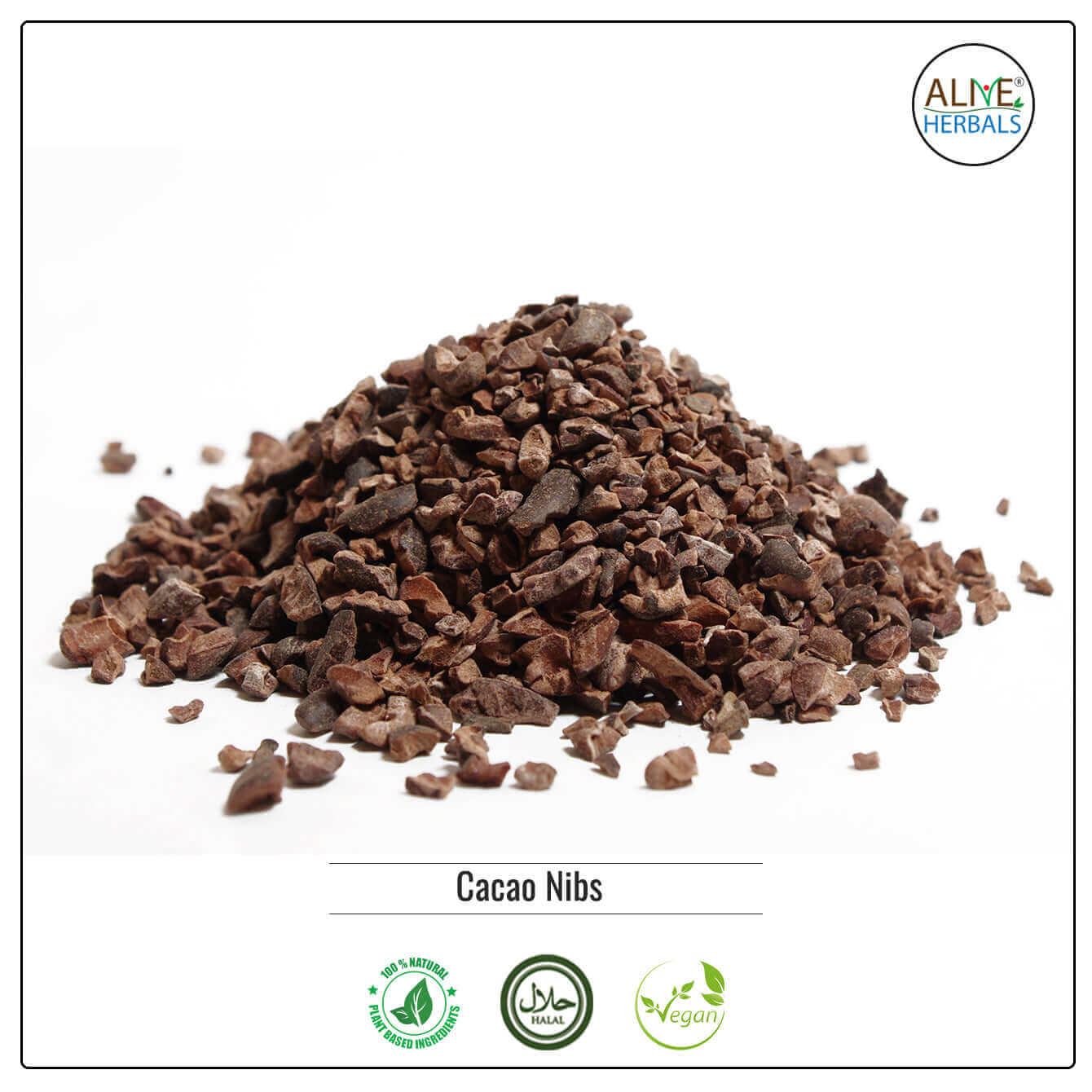 Cacao Nibs - Shop at Natural Food Store | Alive Herbals.