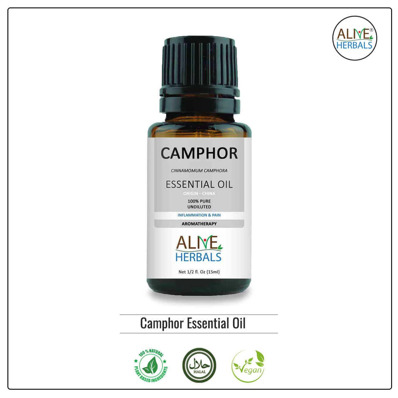 Camphor Essential Oil - Buy at Natural Food Store | Alive Herbals.