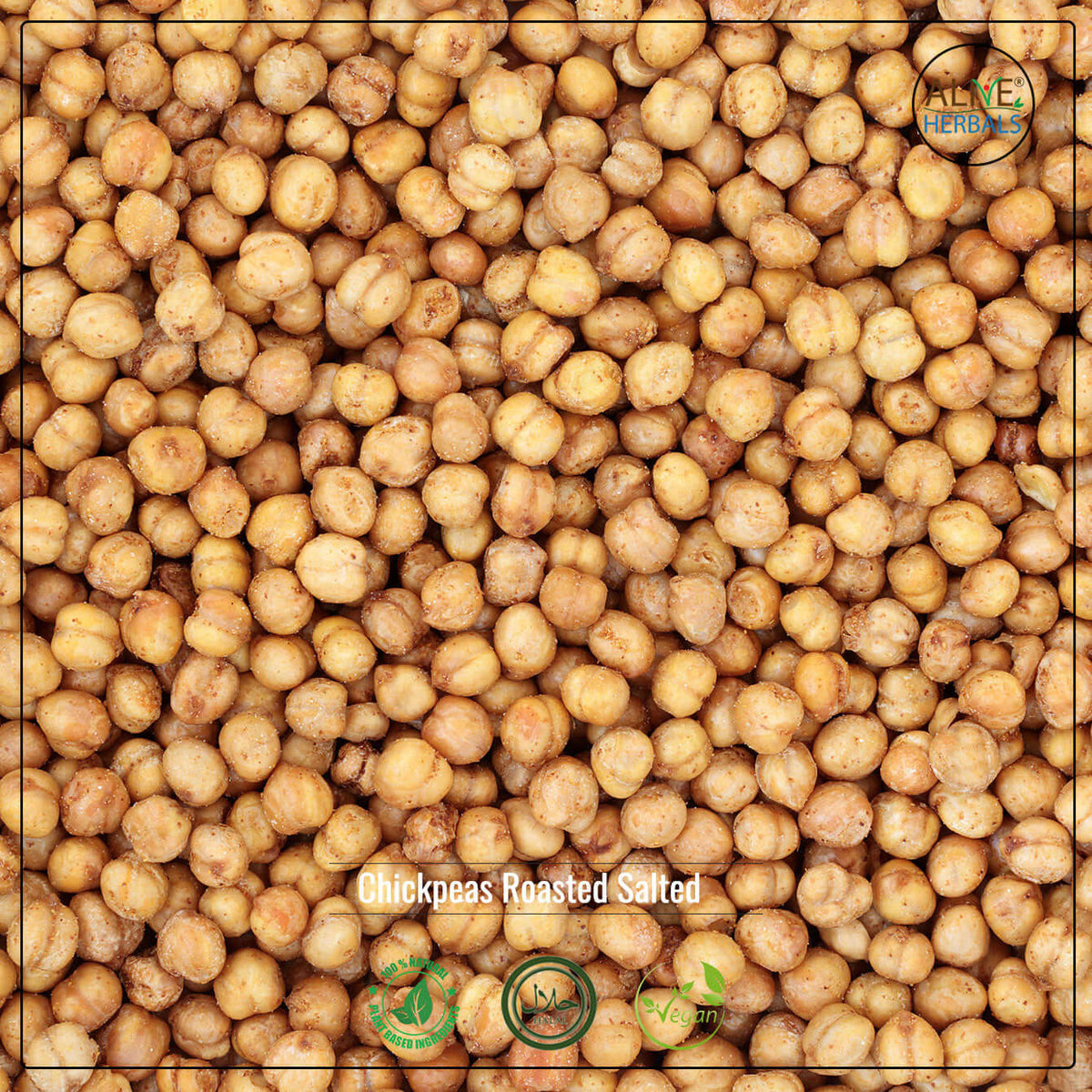 Roasted Salted Chickpeas - Buy at Natural Food Store | Alive Herbals.