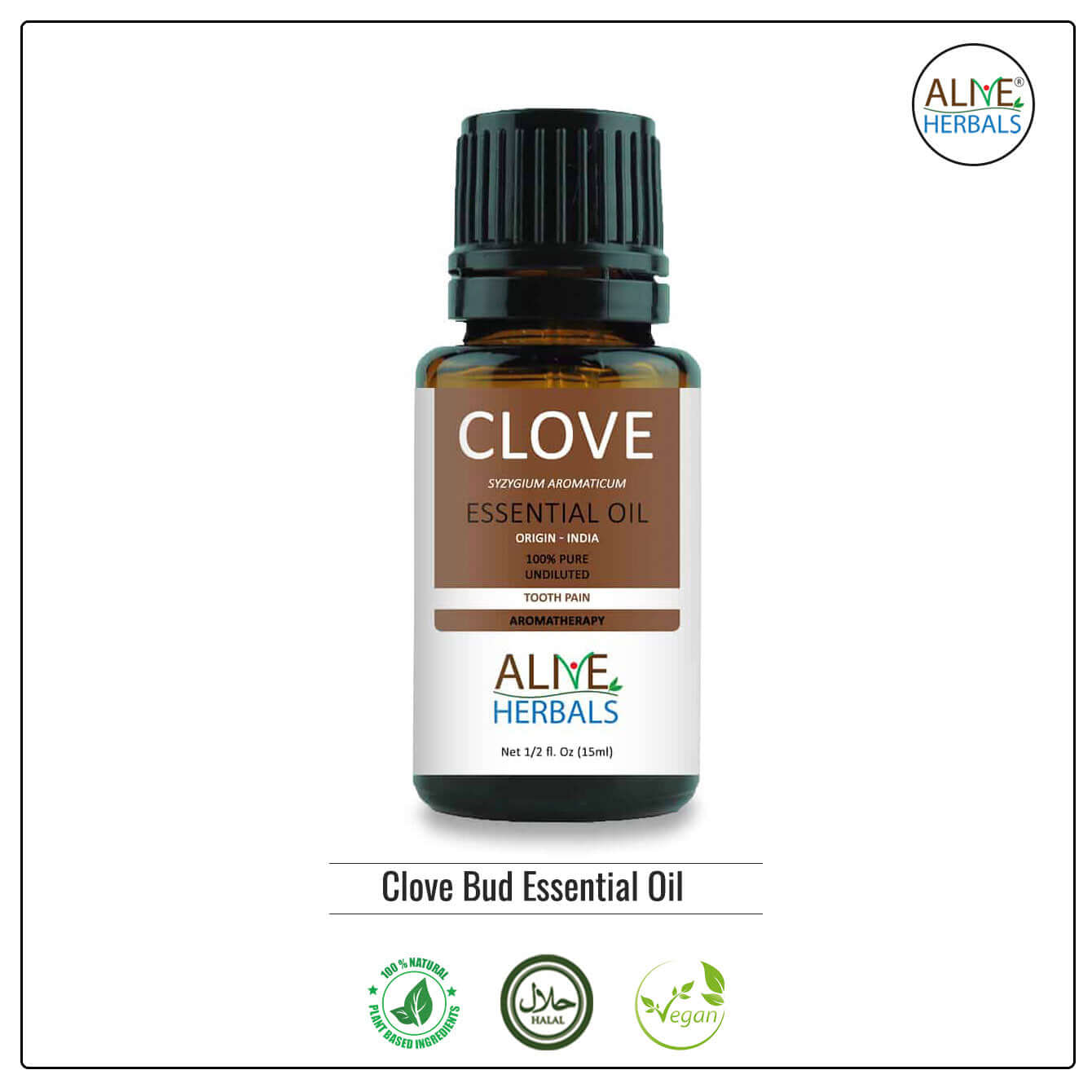 Clove Bud Essential Oil - Buy at Natural Food Store | Alive Herbals.