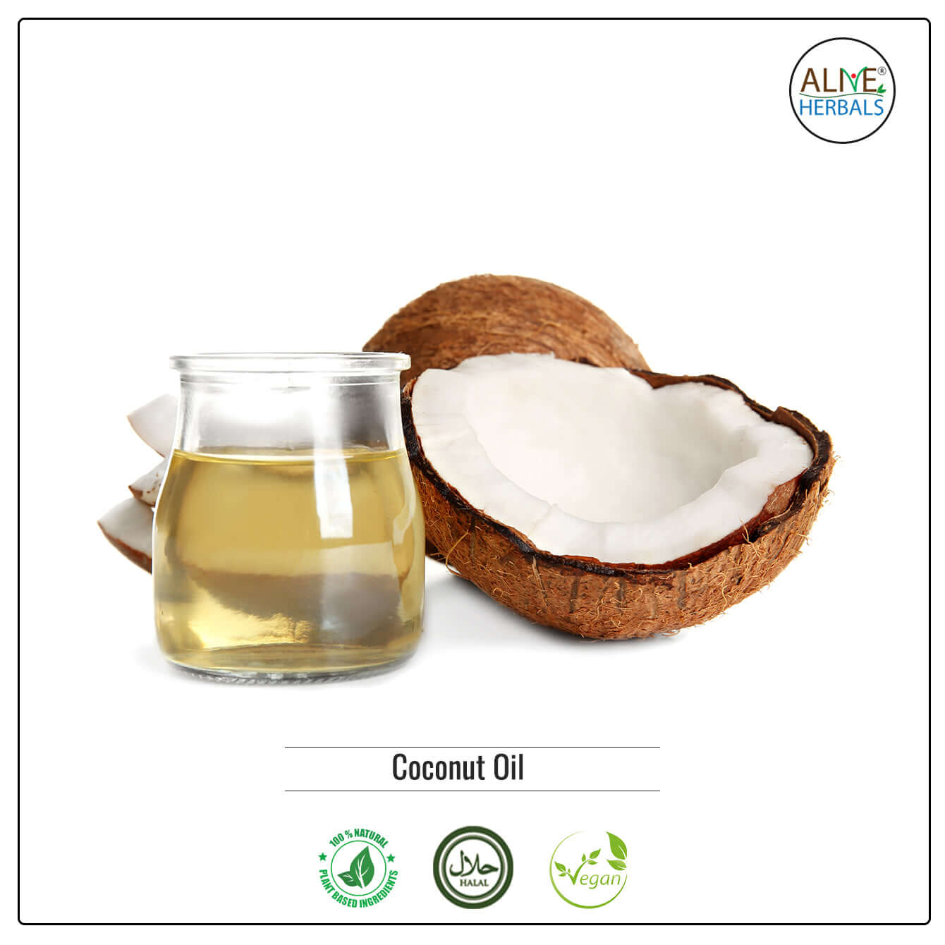 Coconut Oil - Shop at Natural Food Store | Alive Herbals.