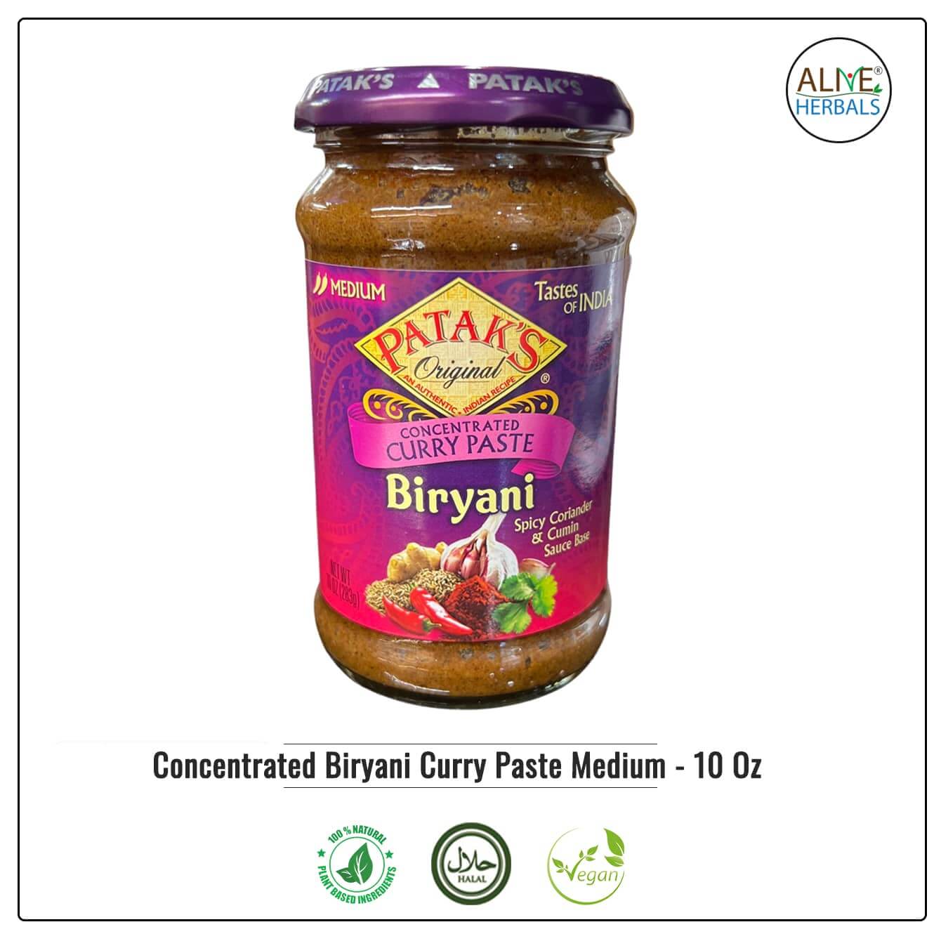 Concentrated Biryani Curry Paste Medium - Alive Herbals