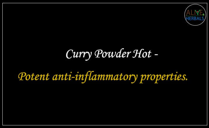 Cury Powder Hot- Buy from the Online Spice Store - Alive Herbals, Brooklyn, New York, USA.