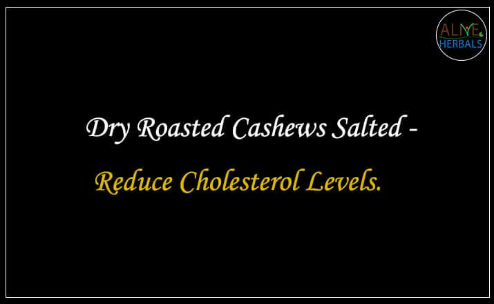 Dry Roasted Cashews Salted - Buy from dried fruits online store