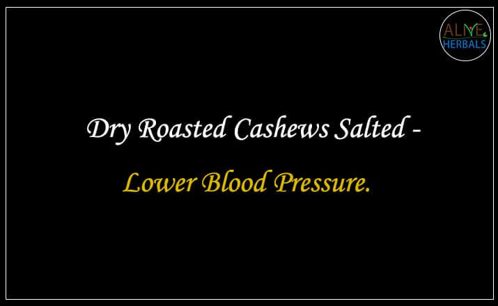 Dry Roasted Cashews Salted - Buy from the best dried fruits store