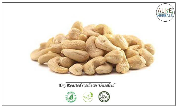 Dry Roasted Cashews Unsalted - Buy from the health food store