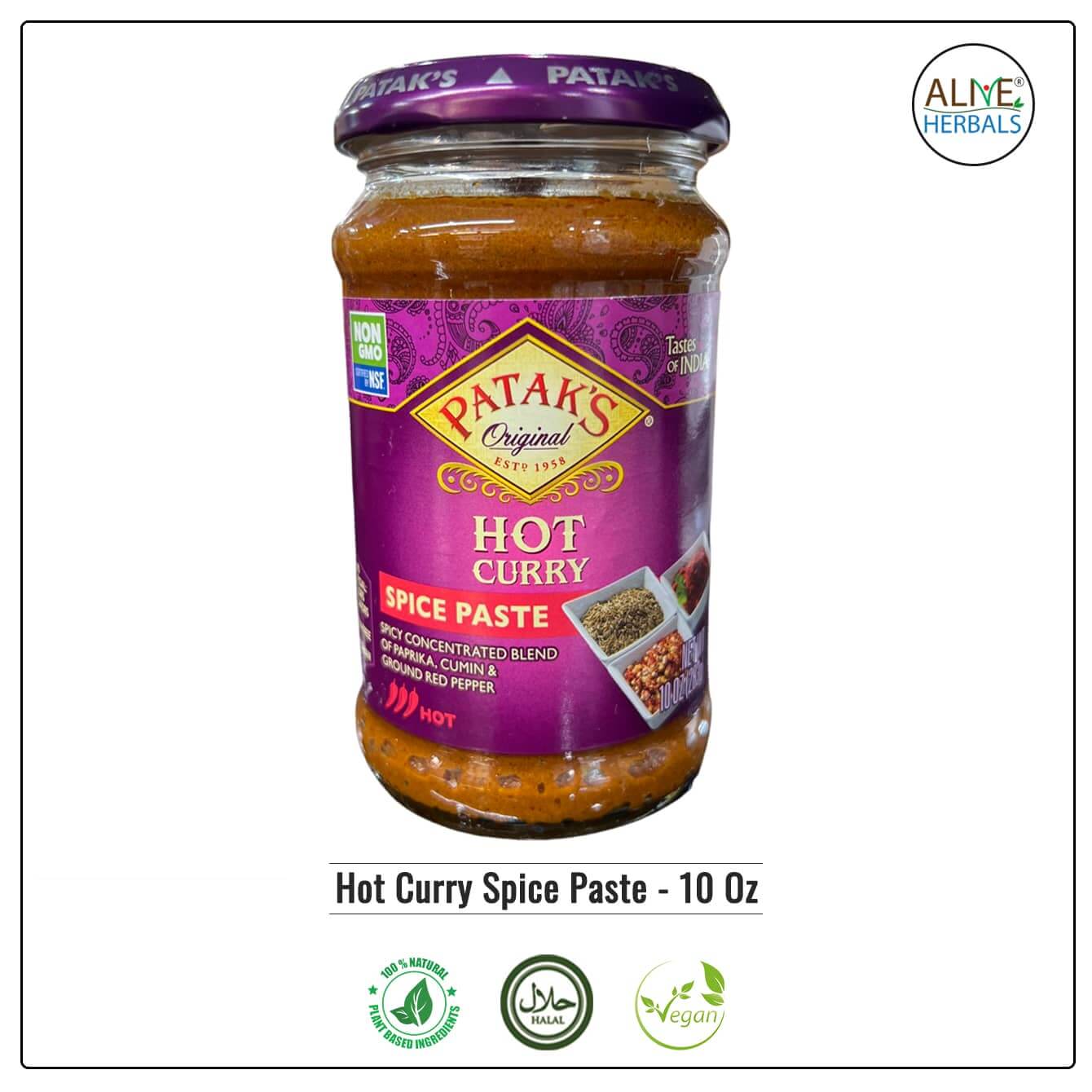 Hot Curry Spice Paste - Alive Herbals