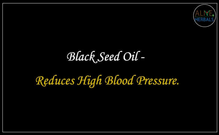 Cold Pressed Black Seed Oil - Buy from the online herbal store