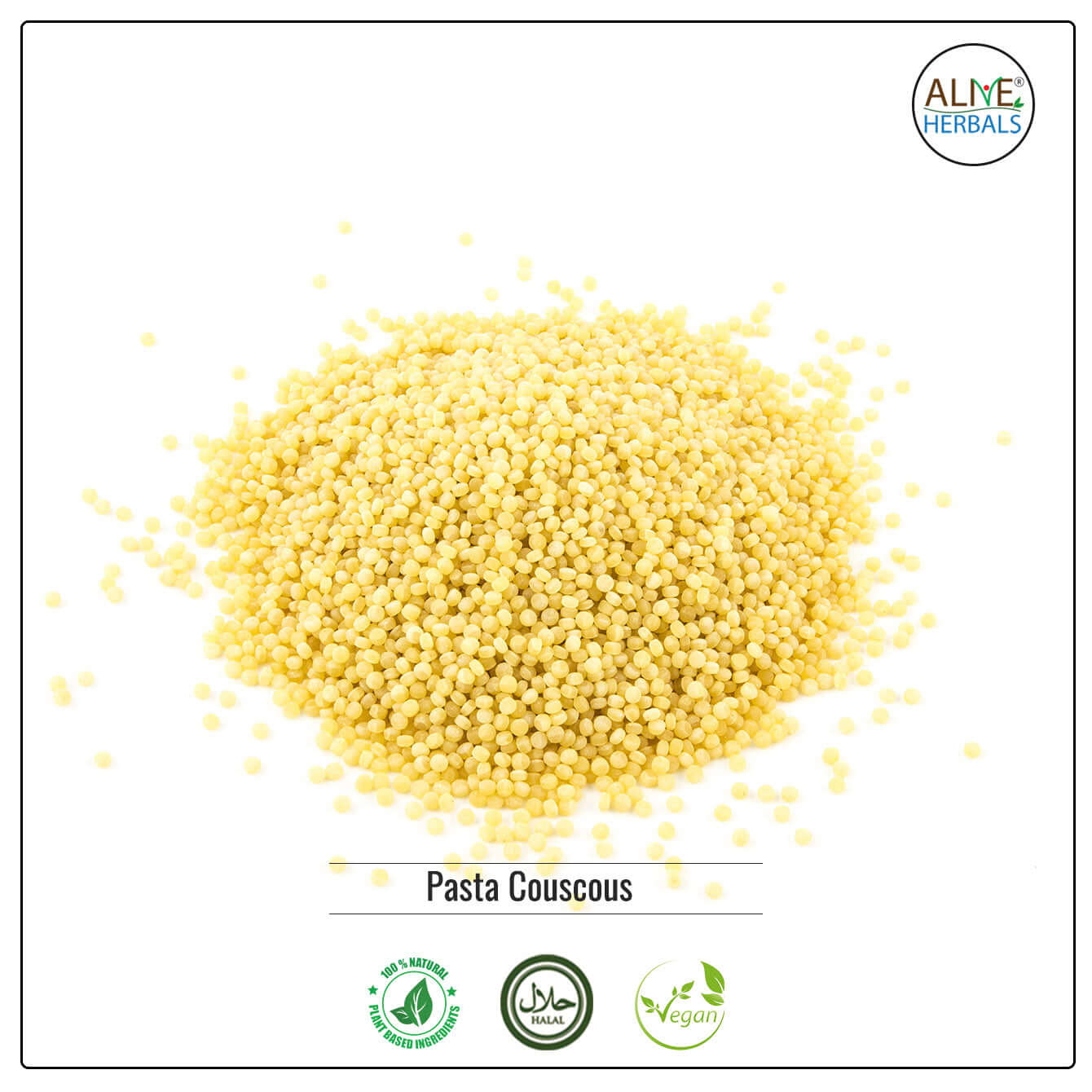 Couscous is pasta - Shop at Natural Food Store | Alive Herbals.