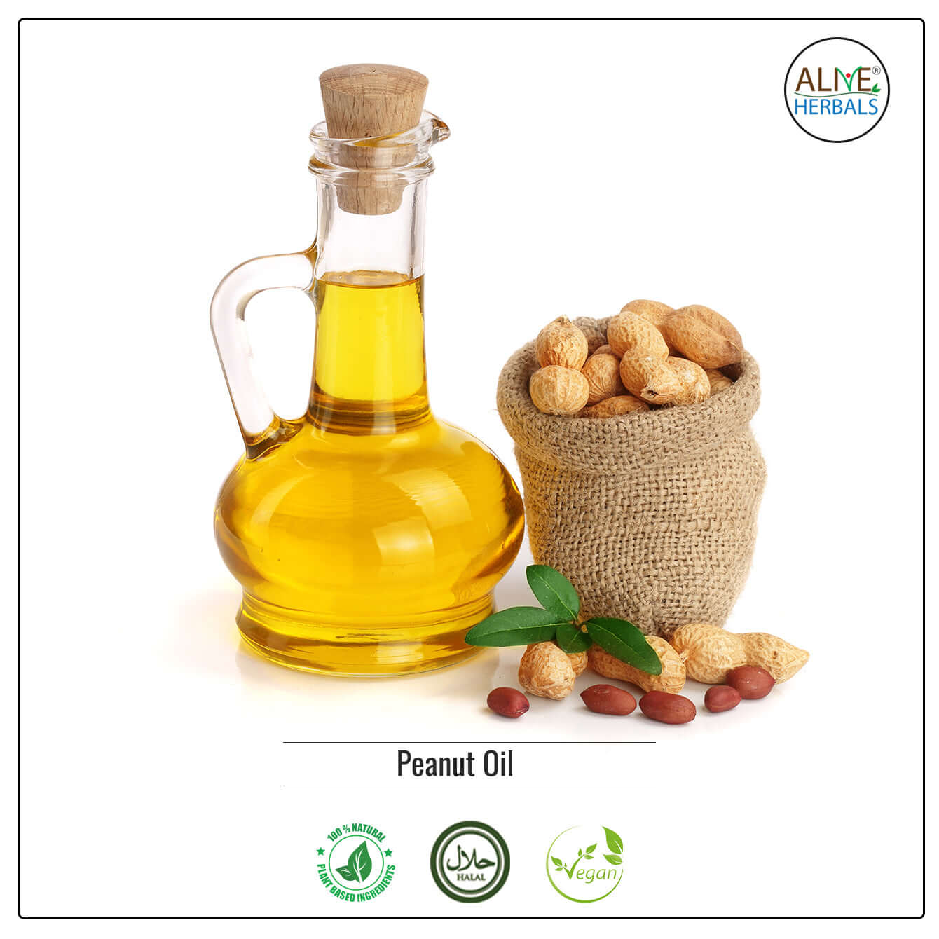 Peanut Oil - Shop at Natural Food Store | Alive Herbals.