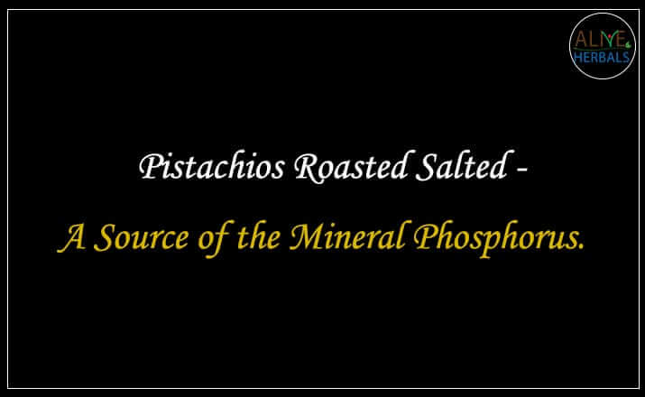 Salted Roasted Pistachios - Buy from dried fruits online store