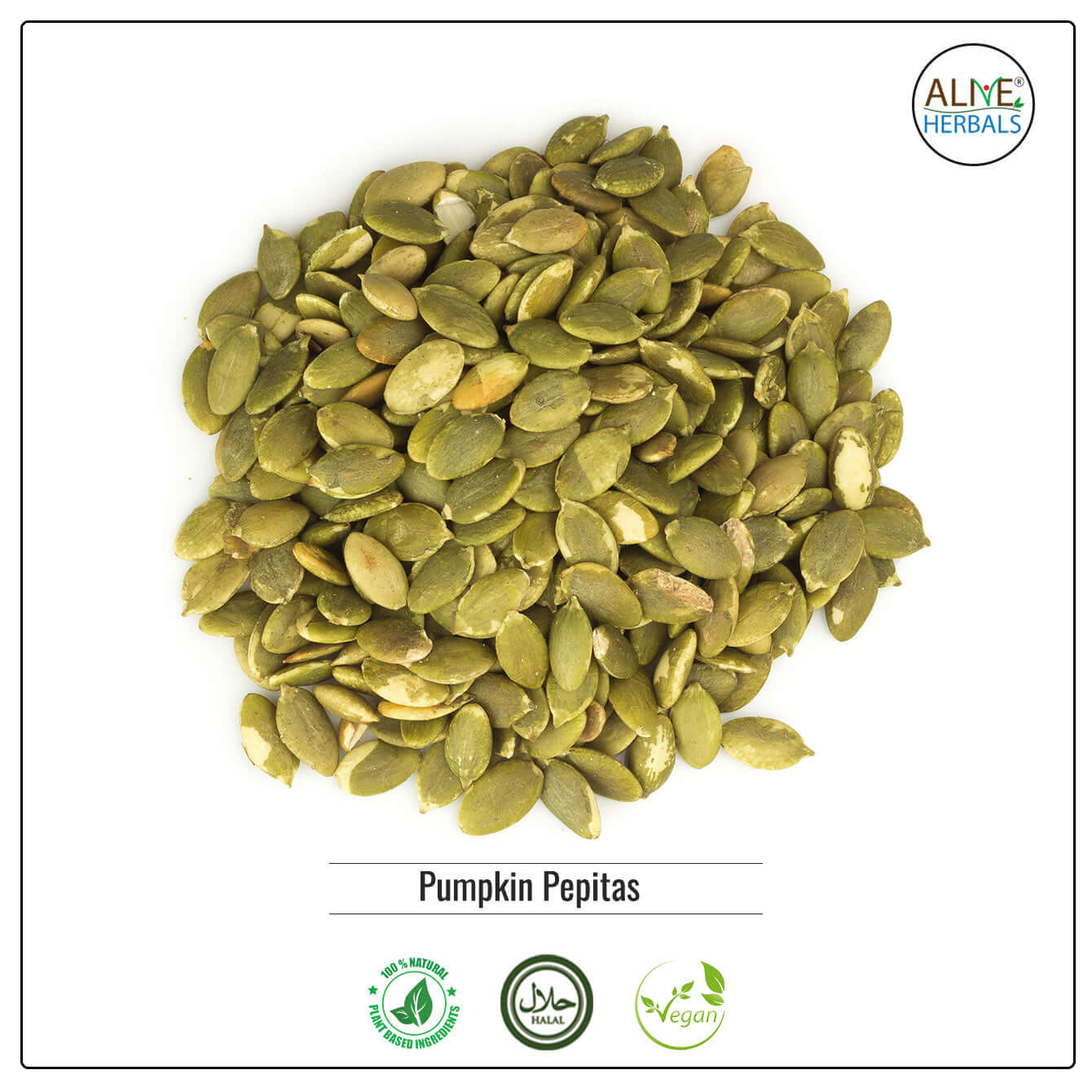 Pumpkin Pepitas - Buy at Natural Food Store | Alive Herbals.