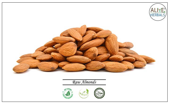 Fresh raw almonds - Buy from the health food store