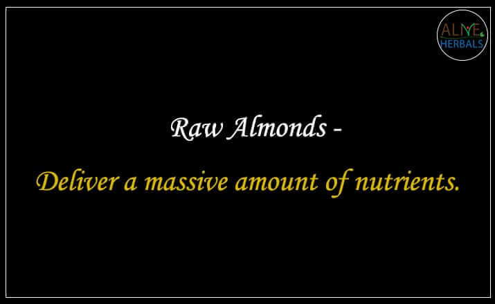 Fresh raw almonds - Buy from the dried fruit shop