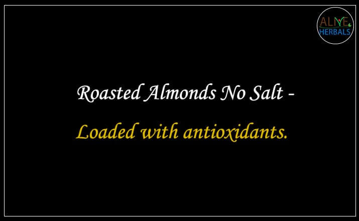 Roasted Almonds Unsalted - Buy from the nuts shop online 