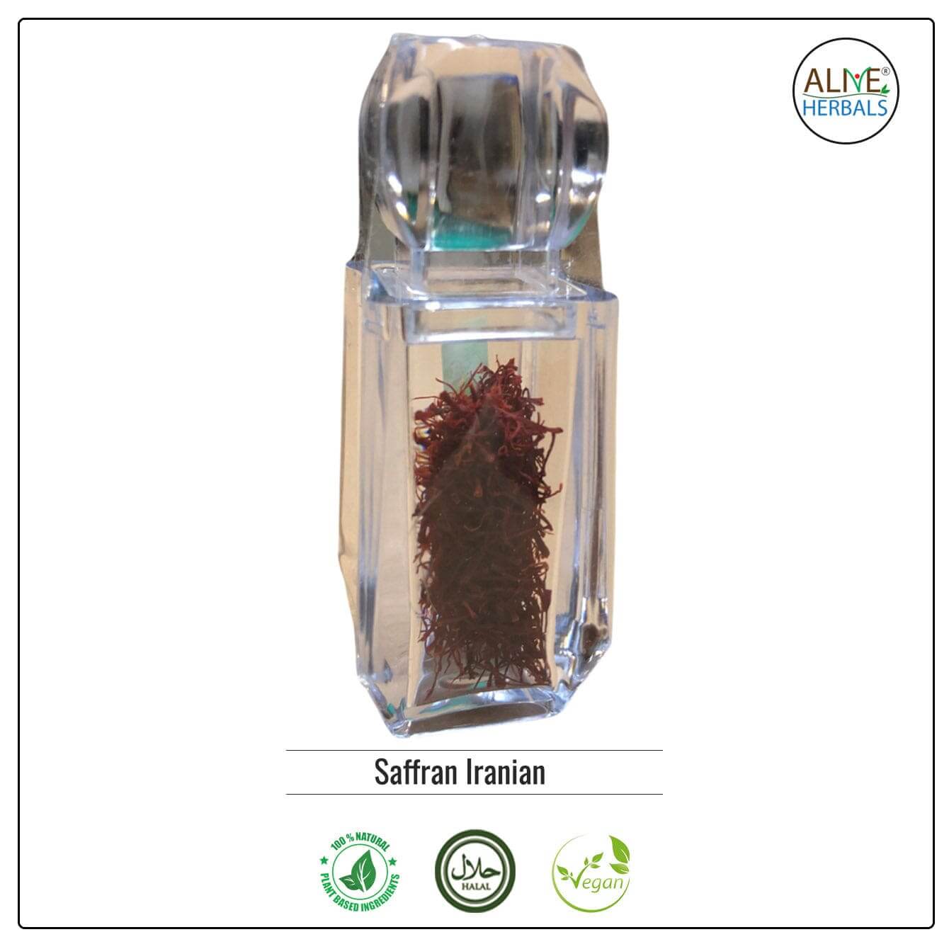 Saffron Iranian - Buy at Natural Food Store | Alive Herbals.