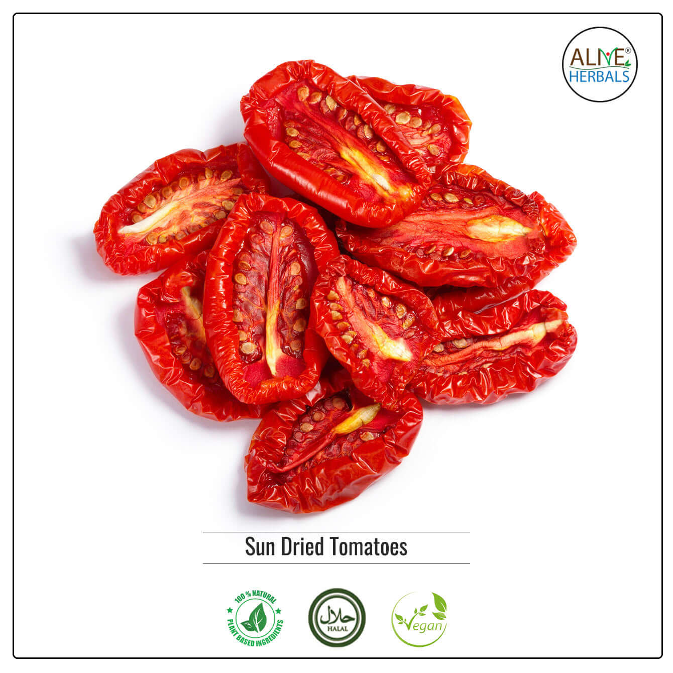 Sun dried tomatoes - Buy at Natural Food Store | Alive Herbals.