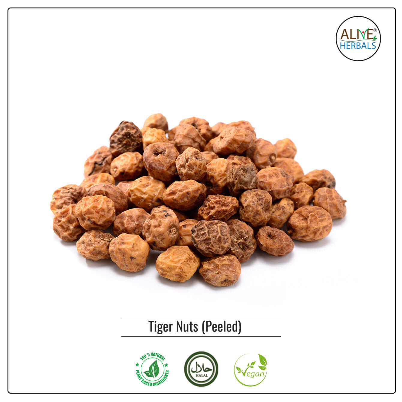 Peeled Tiger Nuts - Alive Herbals