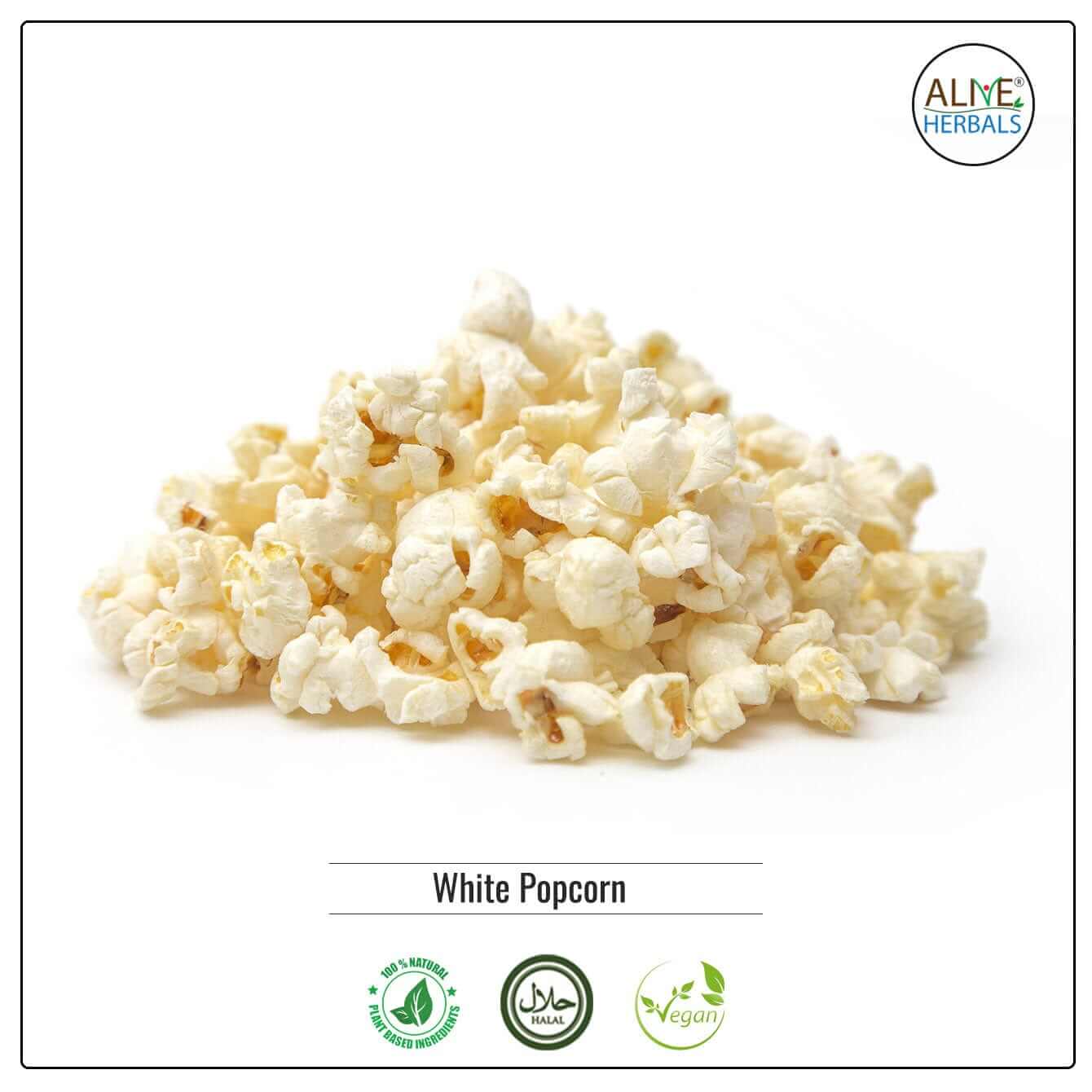 White Popcorn - Shop at Natural Food Store | Alive Herbals.